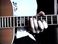 Richard Bennett  bluegrass guitar lesson in the style of Tony Rice.