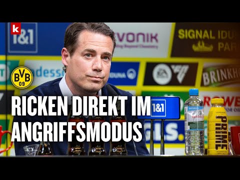 Klartext vom neuen BVB-Boss Ricken: "Werde diese Vereinsfarben verteidigen" | Borussia Dortmund