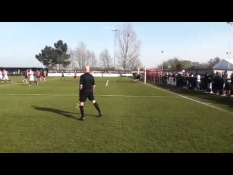 Sholing v Eastbourne United FA Vase wes Tate penalty 29th M