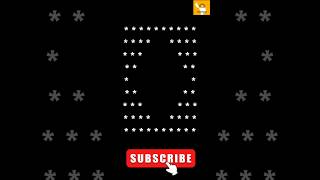 🔷Middle Hollow Diamond 🔷 Star Pattern in Java #shorts #shortsviral