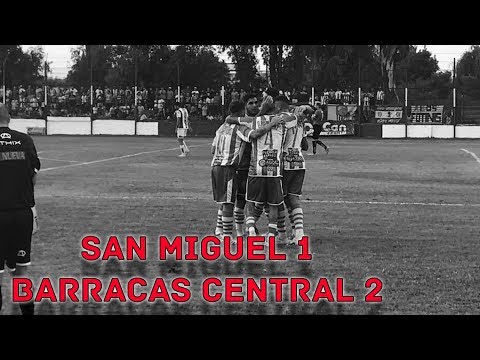 San Miguel 1 - Barracas Central 2 | goles | Fecha 28 B Metro 2017/18