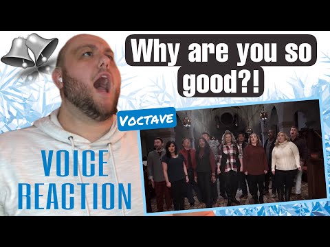 AMAZING! Voctave "Carol of the Bells" | Voice Teacher Reaction