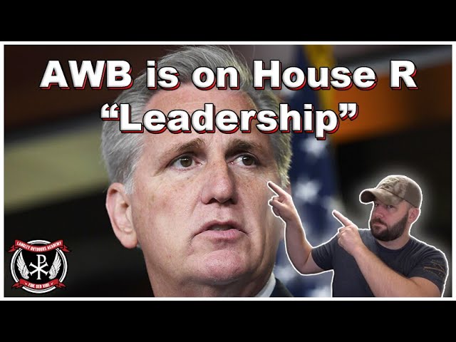 ABJECT FAILURE: Republican “Leadership” was not here on Assault Weapons Ban vote… This is on them…