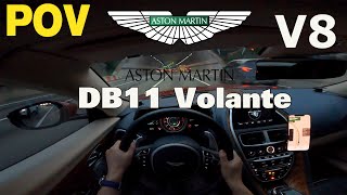  AMG 사운드는 잊어라! 535마력 68.9토크 V8 | 애스턴마틴 DB11 Volante 유튜브 썸네일