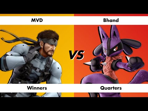 MVD (Snake) vs Bhand (Lucario) - ROK Esports Smash Ultimate #119 Winners Quarter-Finals