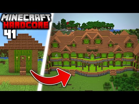 I Built a MANSION out of MELONS in Minecraft Hardcore (#41)