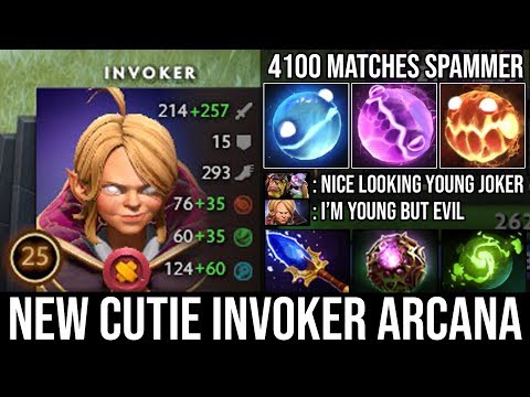 NEW Invoker Persona Cutie Young Arcana by 4100 Matches Invoker Spammer - Super Wombo Combo DotA 2