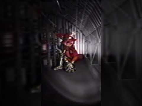 Warehouse Of Withered Foxy [fnaf/vhs] #fnaf #gamingshorts #fnafvhs #fnafshorts #foxy #scarygaming