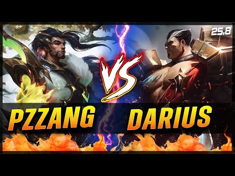 PZ ZZANG - Yasuo vs Darius TOP Patch 25.8 - Yasuo Gameplay