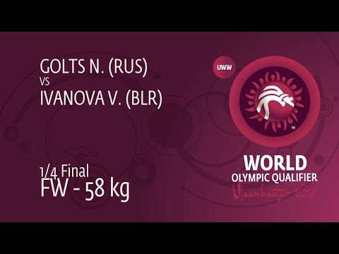 1/4 FW - 58 kg: N. GOLTS (RUS) df. V. IVANOVA (BLR), 4-3