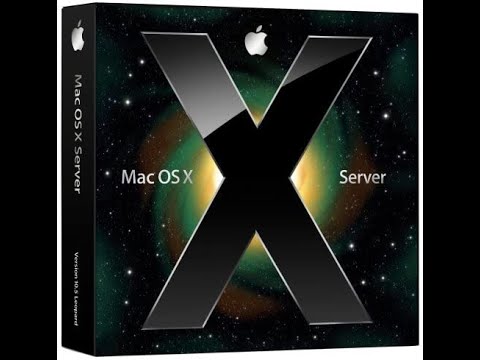 Mac OS X Server 10.5 Leopard - First run and walkthrough