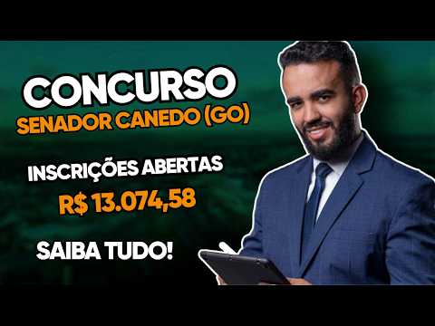 INSCRIÇÕES ABERTAS — ISS Senador Canedo/GO | Análise Completa do Edital | Prof. Eliezer Santos