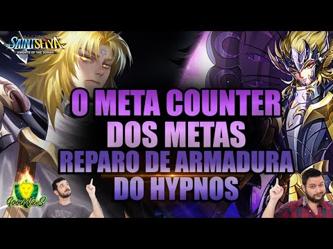 O COUNTER dos METAS chegou! REPARO de ARMADURA do HYPNOS e sua volta ao META - Saint Seiya Awakening