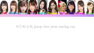 AKB48 | Sugar Rush (シュガーラッシュ) | Kan/Rom/Eng color coded lyrics