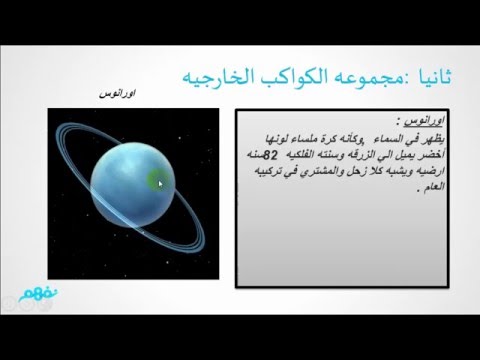 المجموعة الشمسية - الدراسات الإجتماعية - للصف الأول الإعدادي - الترم الأول - المنهج المصري - نفهم
