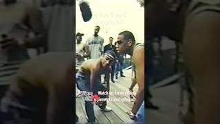Ja Rule &amp; Jay-Z hanging out #JayZ #jarule #rocafella #rocafellarecords #murderinc #hiphopvcr #hiphop