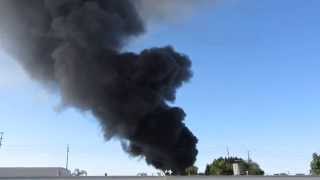 Fire 1 block from Brad's house
