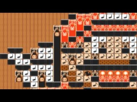 ♥Auto Mario Kart Snowy Circuit!♥ by James - SUPER MARIO MAKER - NO COMMENTARY 1bf