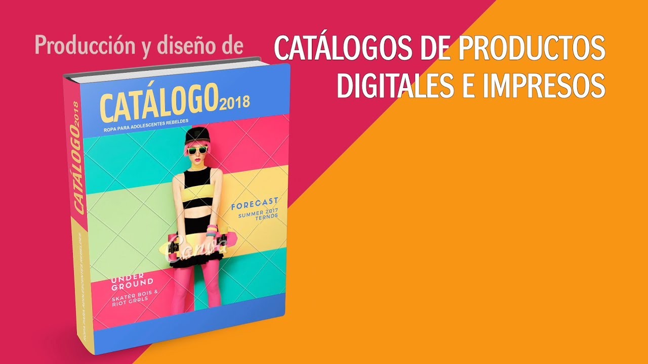 Producción y diseño de catálogos de productos