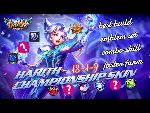 Harith Mobile Legend - Harith Emblem Set - Best Of Harith Gameplays 2020