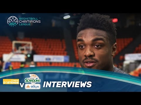 Sidigas Avellino Interviews Ahead of their Game v Telenet Oostende