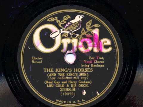 The King's Horses by Lou Gold and his Orchestra, 1931