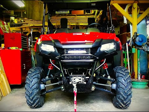 Honda Pioneer 700 Winch Installation.