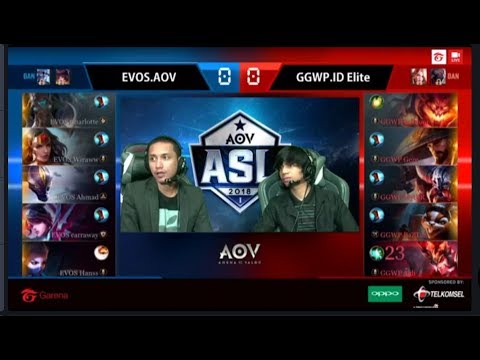 Big Match ASL 2018 GGWP ID Vs EVOS.AOV week 3 Arena Of Valor