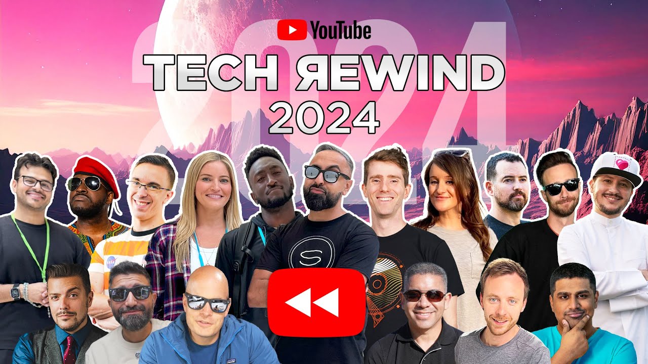 YouTube Rewind 2024 Tech Edition ft. MKBHD, Linus Tech Tips, JerryRigEverything, iJustine + More