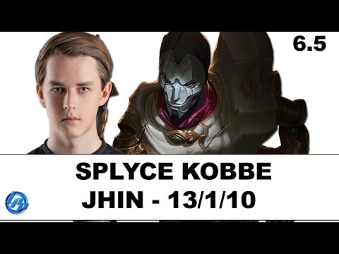 Splyce Kobbe - Jhin vs Lucian - EUW Ranked
