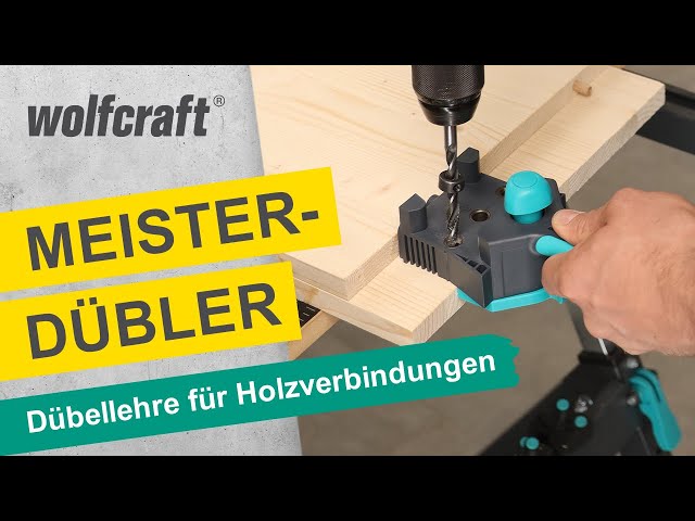 Vidéo teaser pour Meisterdübler: Dübellehre für Holzverbindungen | wolfcraft