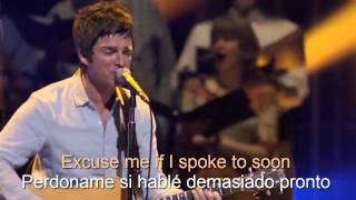 Noel Gallagher - If I Had A Gun (subtitulos español - ingles) live