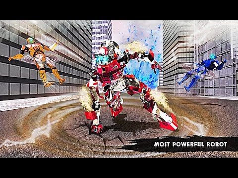 US Police Robot Shark Submarine Transform - Level 4