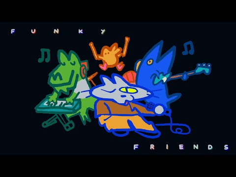 funky friends (an imaginary 90s cartoon soundtrack)