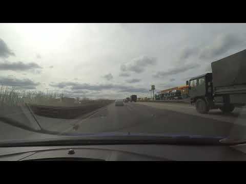 Belgian Military convoy on German Autobahn A4 westwards direction Aachen/Aix-la-Chapelle