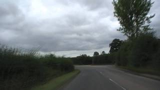 preview picture of video 'Driving Along Bromyard Road B4214, Ledbury, Herefordshire, England 13th August 2011'