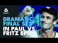 DRAMATIC Final Set In Tommy Paul vs Taylor Fritz EPIC | Acapulco 2023