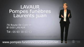 preview picture of video 'Pompes funèbres, chambre funéraire, Laurents et Juan à LAVAUR 81'