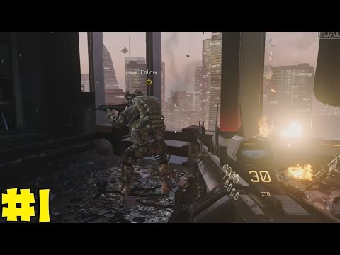Call of Duty: Advanced Warfare Walkthrough (Part 1) - Campaign Mission 1 "INDUCTION" (COD AW 60fps)