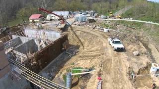 preview picture of video 'Town of St. Paul 0.5 MGD Regional WWTP Expansion Project Progress 4/9/15'