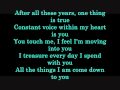 Amanda Somerville - Angel Of Mine Lyrics 