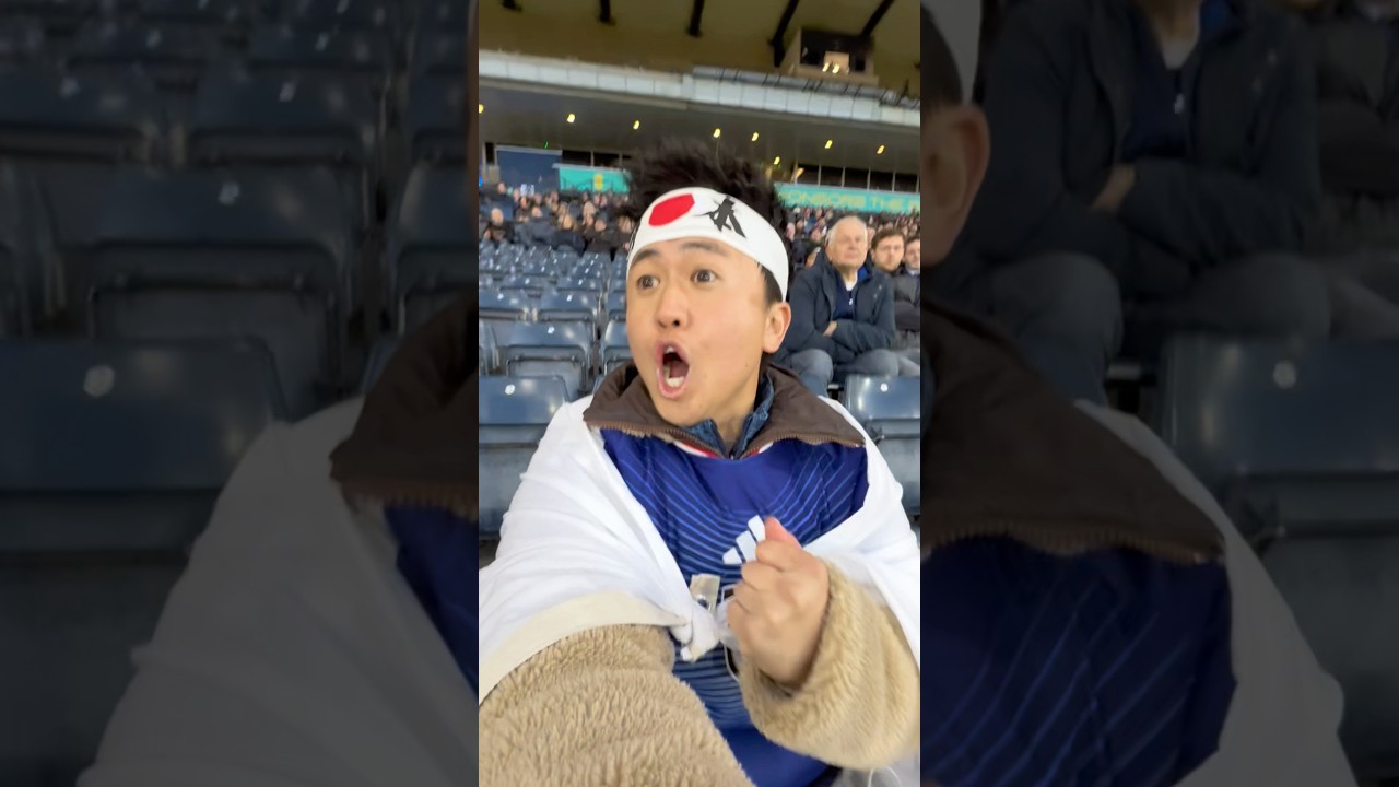 【日本VSスコットランド現地観戦して大興奮なウンパ】