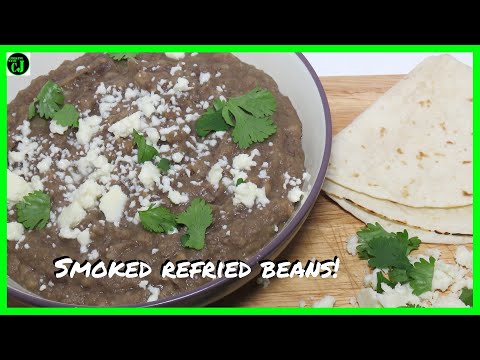 Smoked Refried Beans | Weber Kettle Recipe | How to make homemade refried beans