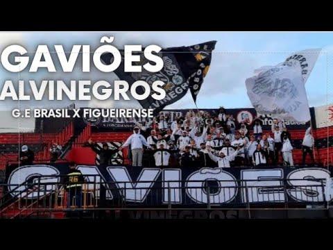 Gaviões Alvinegros representando no Bento Freitas - G.E Brasil x Figueirense - Camp.Brasileiro C