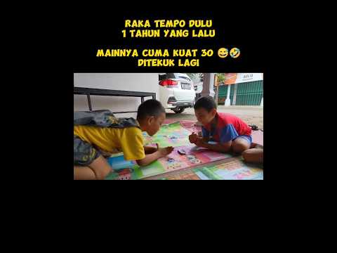 RAKA WAS STILL IN GRADE 1 WHEN HE STARTED PLAYING CARD CLAPPING #cardclap #viral #children'sgames