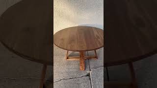 54” walnut dining table! Should I make a video for this build