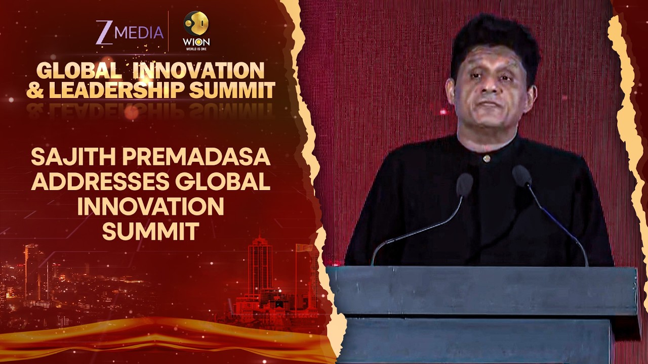 Global Innovation & Leadership Summit: Sri Lanka's LoP Sajith Premadasa Addresses Summit | WION