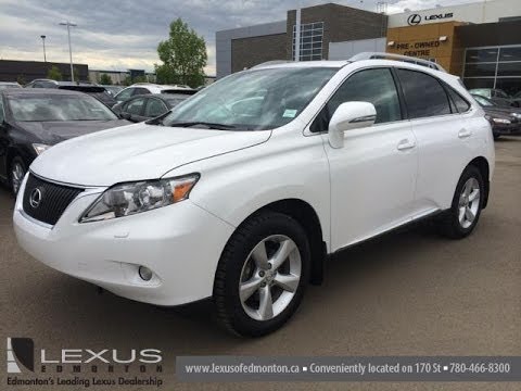 Lexus Certified Pre Owned 2011 RX 350 AWD White on Black Review - Fort McMurray, AB