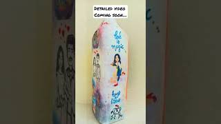 Valentine's day special ||personalized gift||bottle art|| gift for him