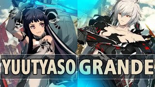 GBVSR:🔥Yuutyaso (Yuel) Vs Grande (Lucilius)🔥| High Level Gameplay.